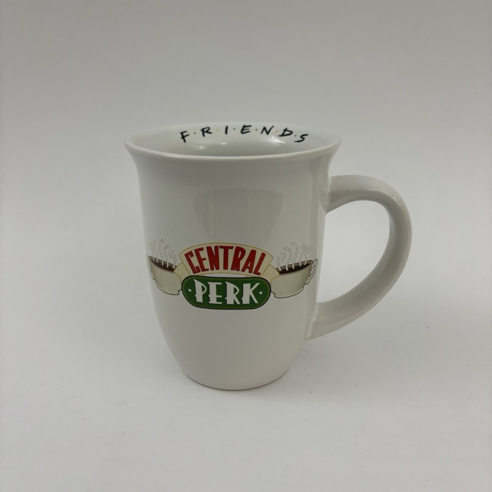 Friends Central‎ Perk Ceramic Coffee Mug 16 oz White with Logo